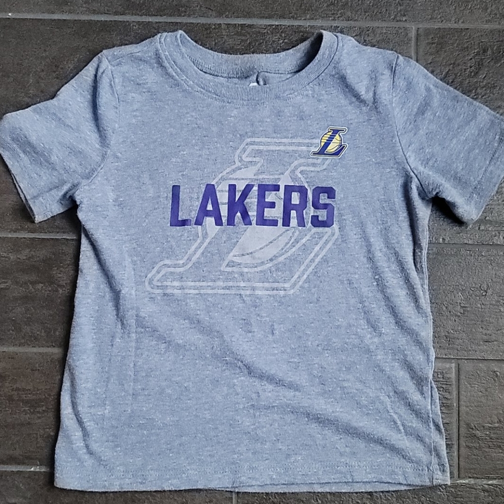 Kids NBA Los Angeles Lakers Basketball Grey Shirt